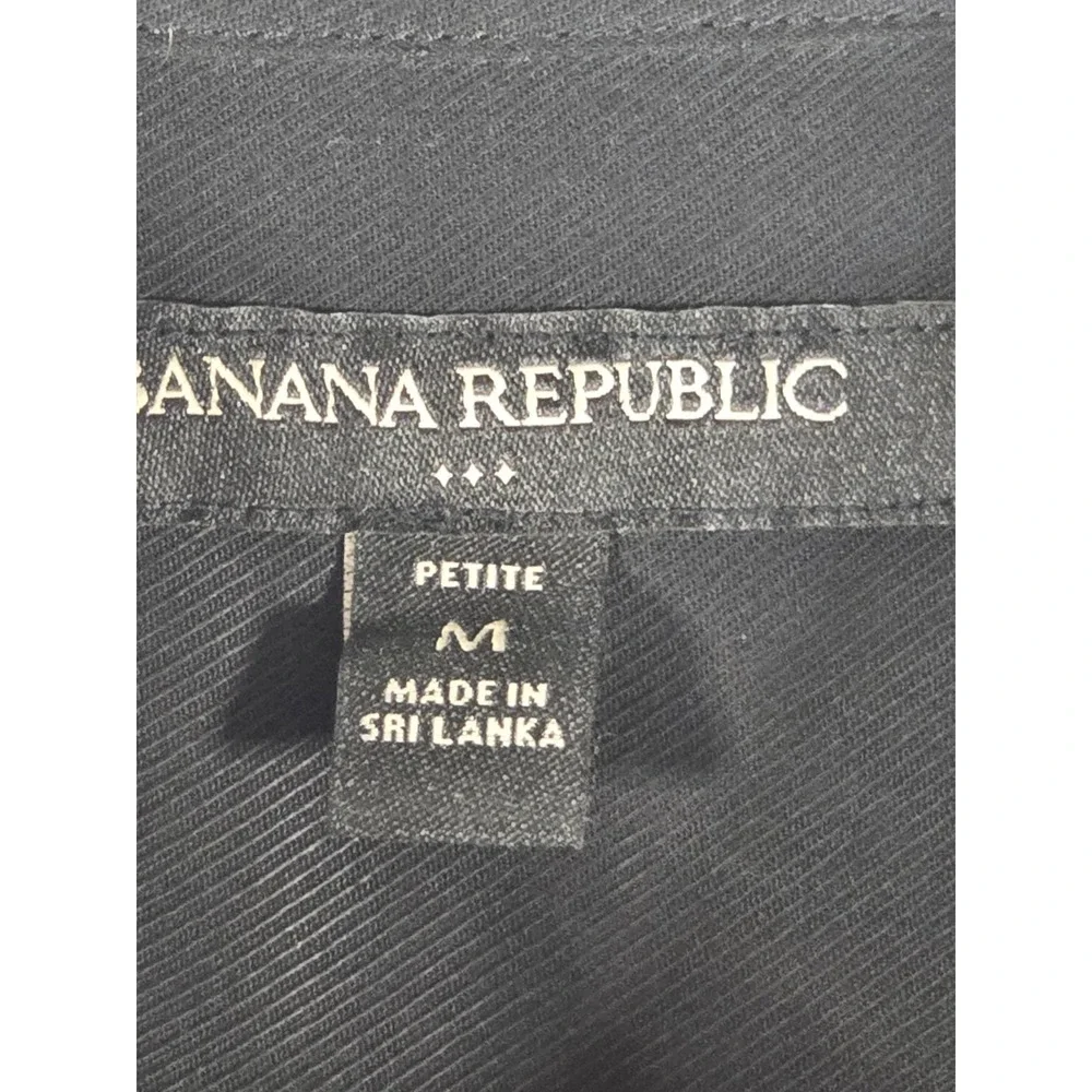 Banana Republic Shirt Mens Medium Black Button Up Dress Casual‎ Stylish Outdoors
